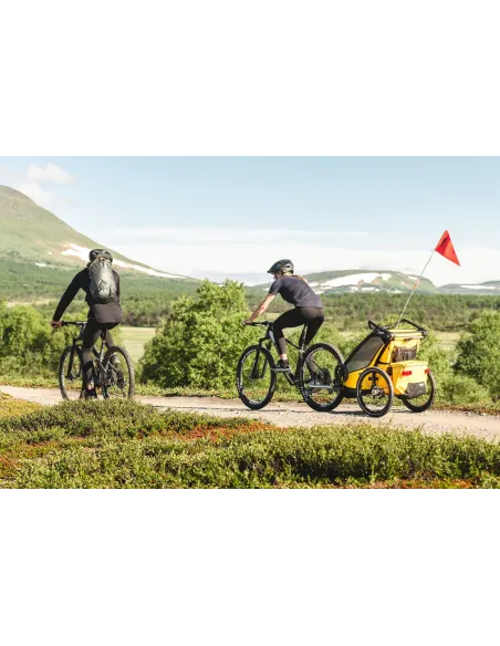 Przyczepka Rowerowa Thule Chariot Sport 1 Yellow Wózek Do Roweru Składana