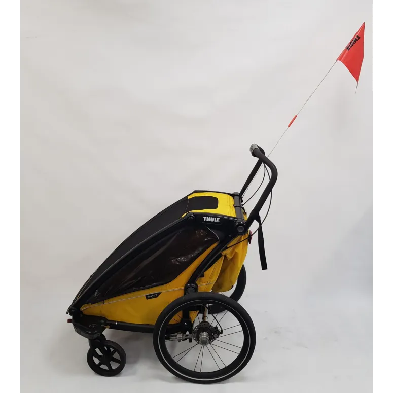 Przyczepka Rowerowa Thule Chariot Sport 1 Yellow Wózek Do Roweru Składana