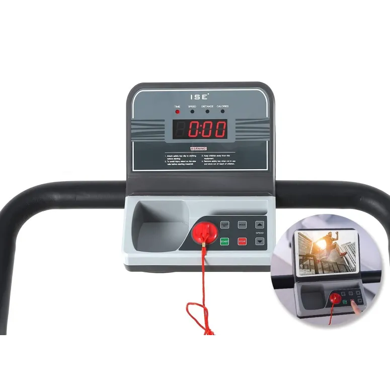 Bieżnia Domowa Elektryczna ISE SY1006 Składana Pod Łóżko 10 km/h Do 120kg