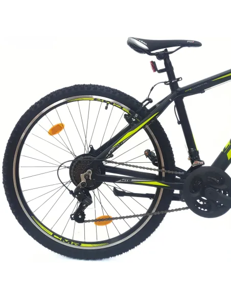 Rower Górski 26 Aluminium Młodzieżowy MTB Hardtail Revo Dzwonek Odblaski