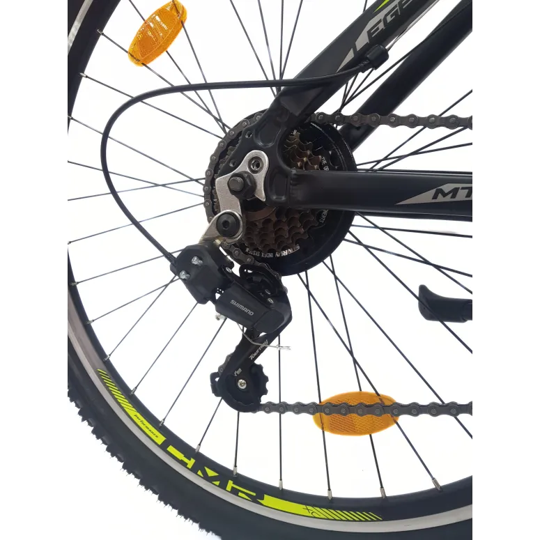 Rower Górski 26 Aluminium Młodzieżowy MTB Hardtail Revo Dzwonek Odblaski