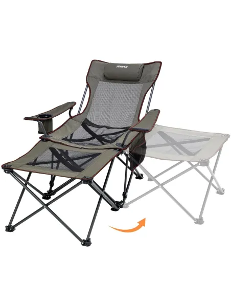 Krzesło Turystyczne Z Oparciem Wędkarskie Składane Przenośne Kempingowe