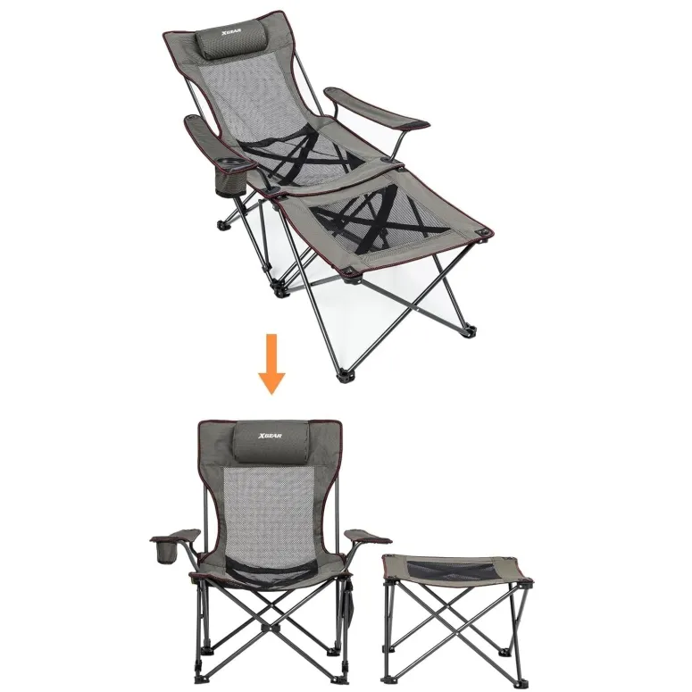 Krzesło Turystyczne Z Oparciem Wędkarskie Składane Przenośne Kempingowe