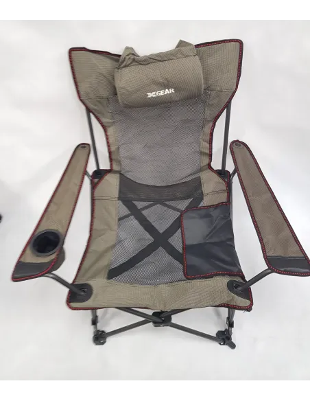 Krzesło Turystyczne Z Oparciem Wędkarskie Składane Przenośne Kempingowe