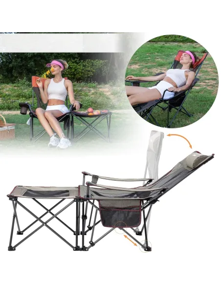 Krzesło Turystyczne Z Oparciem Wędkarskie Składane Przenośne Kempingowe