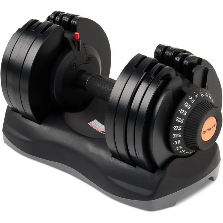 Hantla Regulowana Athlyt Sztangielka Siłownia Szybka Regulacja 2,5-32,5KG