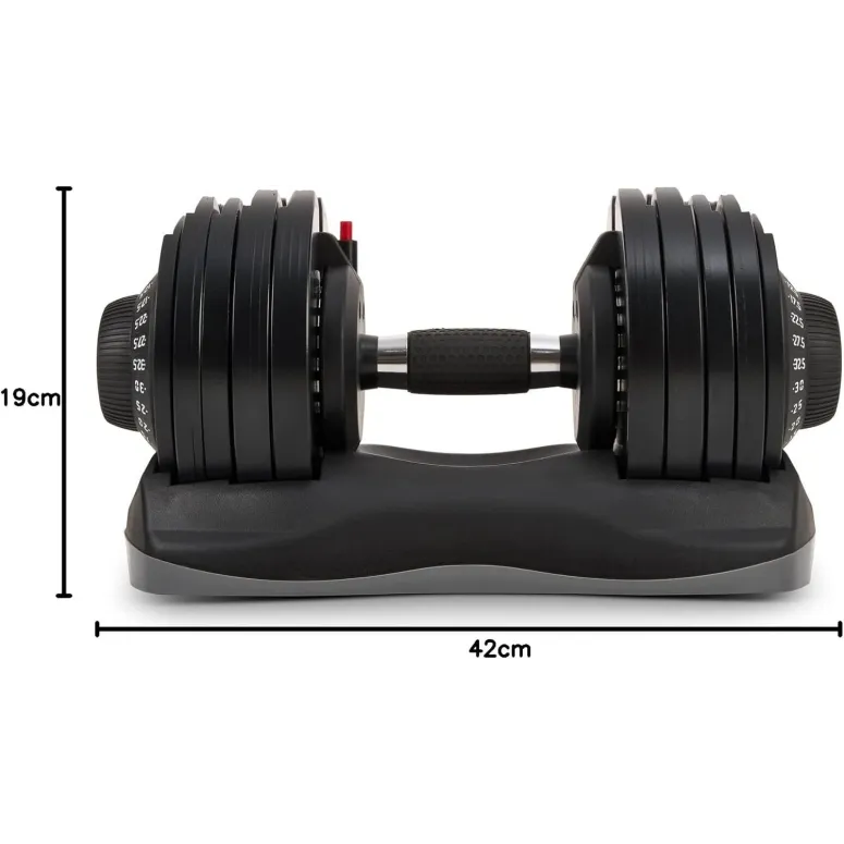 Hantla Regulowana Athlyt Sztangielka Siłownia Szybka Regulacja 2,5-32,5KG
