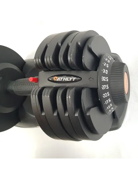 Hantla Regulowana Athlyt Sztangielka Siłownia Szybka Regulacja 2,5-32,5KG