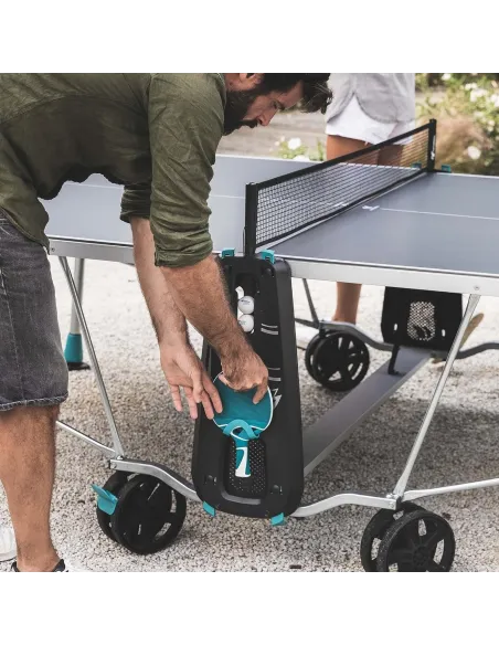 Stół Do Tenisa Stołowego Pingpong Cornilleau 200x Outdoor Szary Składany