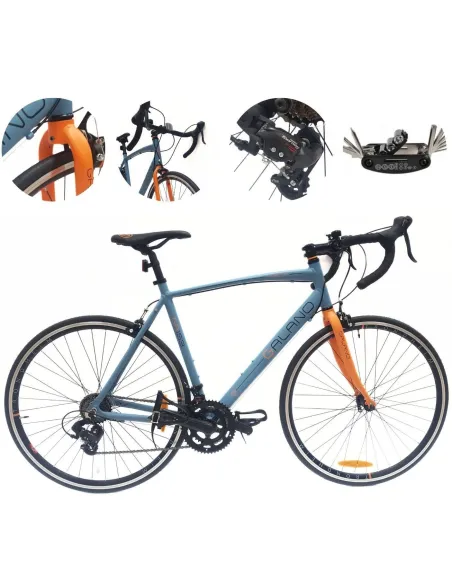 Rower Szosowy 28 Alu Męski Damski Dual Pivot Klamkomanetki Dzwonek Lekki