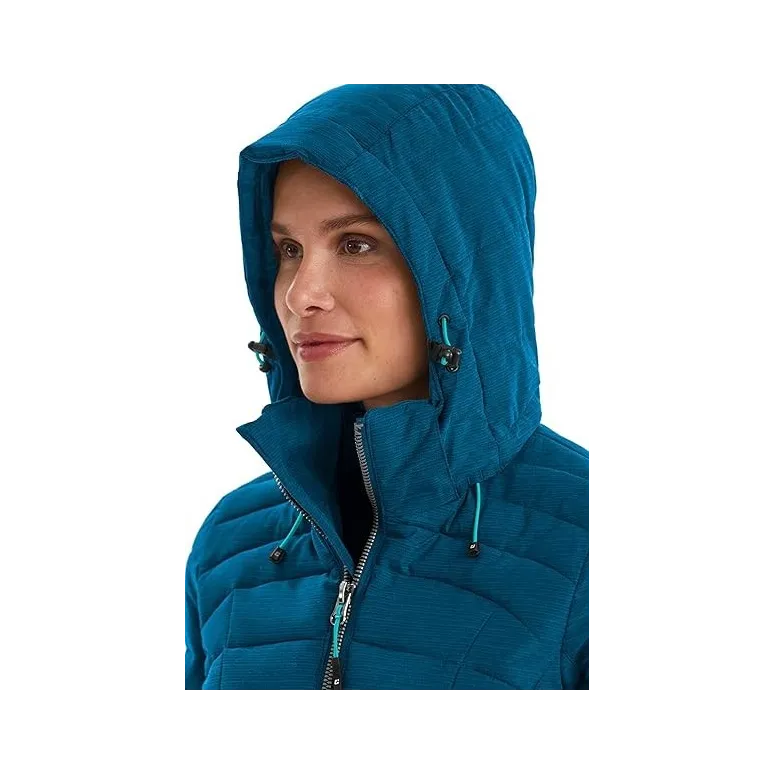 Kurtka Damska Killtec Skane Wmn Quilted Prk Puchowa Kaptur Wodoodporna r 38