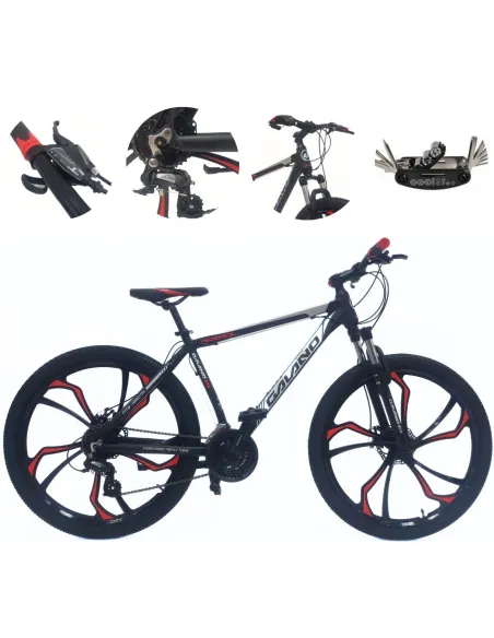 Rower Górski 27,5 Alu Męski Damski MTB Hardtail Altus Cyngle Dzwonek Tarcze