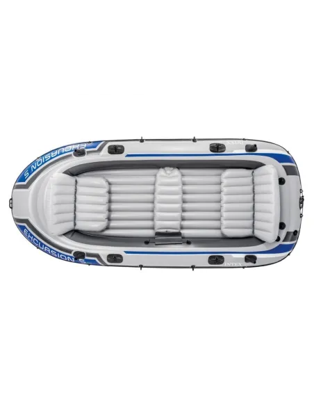 Ponton Intex Excursion 5 68325 Wędkarski Duży 5 Osób Pompka + Wiosła Zestaw