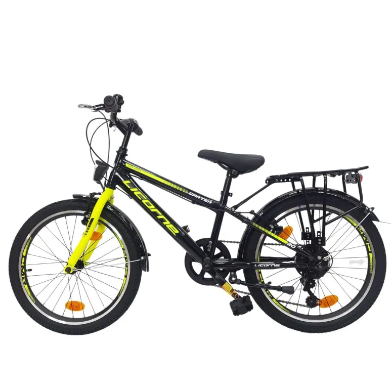 Rower Dziecięcy 20 Stalowy Stopka Światła Bagażnik Odblaski Dzwonek Revo