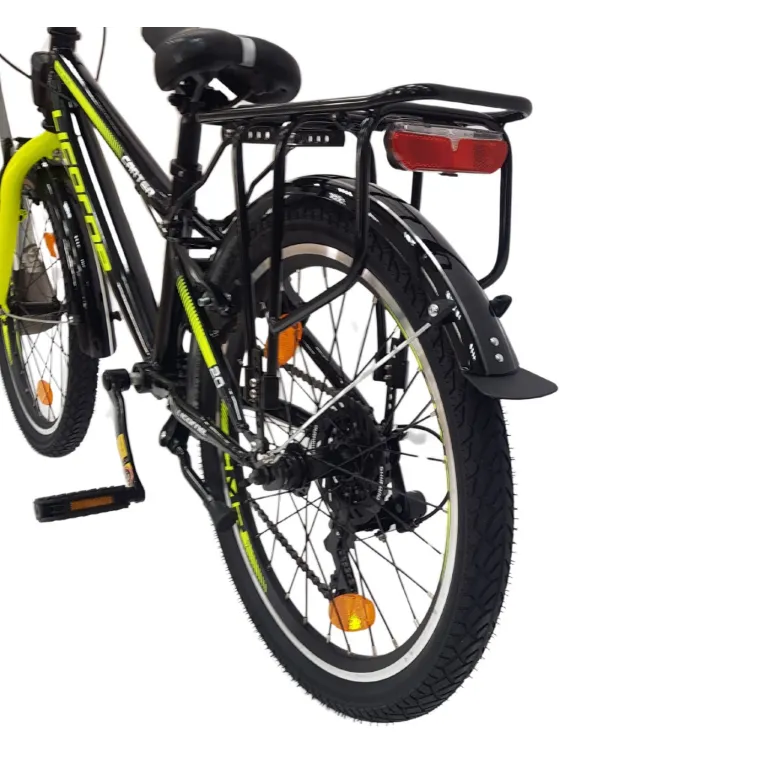 Rower Dziecięcy 20 Stalowy Stopka Światła Bagażnik Odblaski Dzwonek Revo