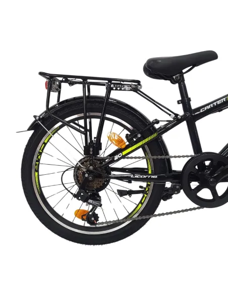 Rower Dziecięcy 20 Stalowy Stopka Światła Bagażnik Odblaski Dzwonek Revo