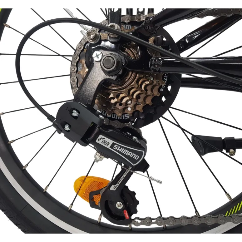 Rower Dziecięcy 20 Stalowy Stopka Światła Bagażnik Odblaski Dzwonek Revo