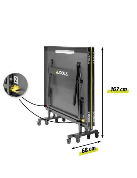 Stół Do Tenisa Stołowego Joola Inside J18 Do Ping-Ponga Składany Grey