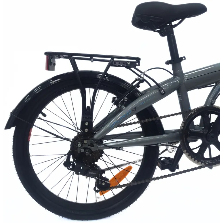 Rower Składany 20 Męski Damski Bagażnik Odblaski Dzwonek Stopka Błotniki