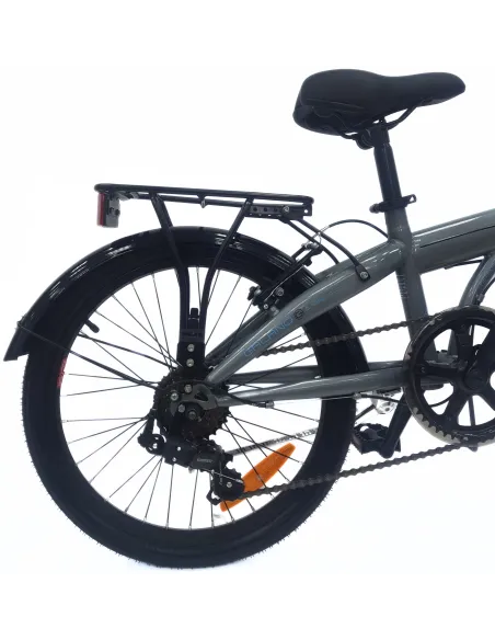 Rower Składany 20 Męski Damski Bagażnik Odblaski Dzwonek Stopka Błotniki