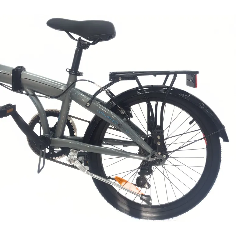 Rower Składany 20 Męski Damski Bagażnik Odblaski Dzwonek Stopka Błotniki