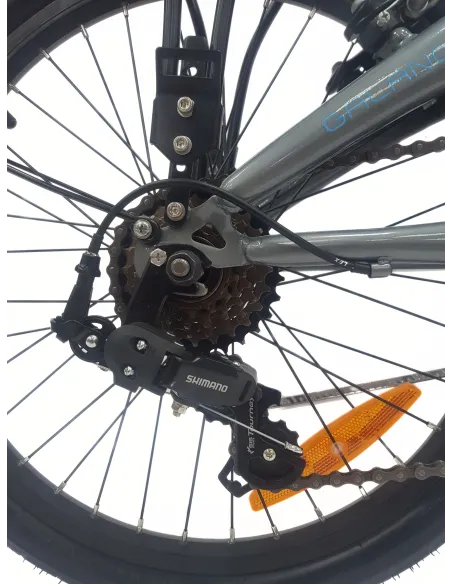 Rower Składany 20 Męski Damski Bagażnik Odblaski Dzwonek Stopka Błotniki