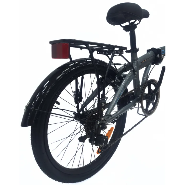 Rower Składany 20 Męski Damski Bagażnik Odblaski Dzwonek Stopka Błotniki