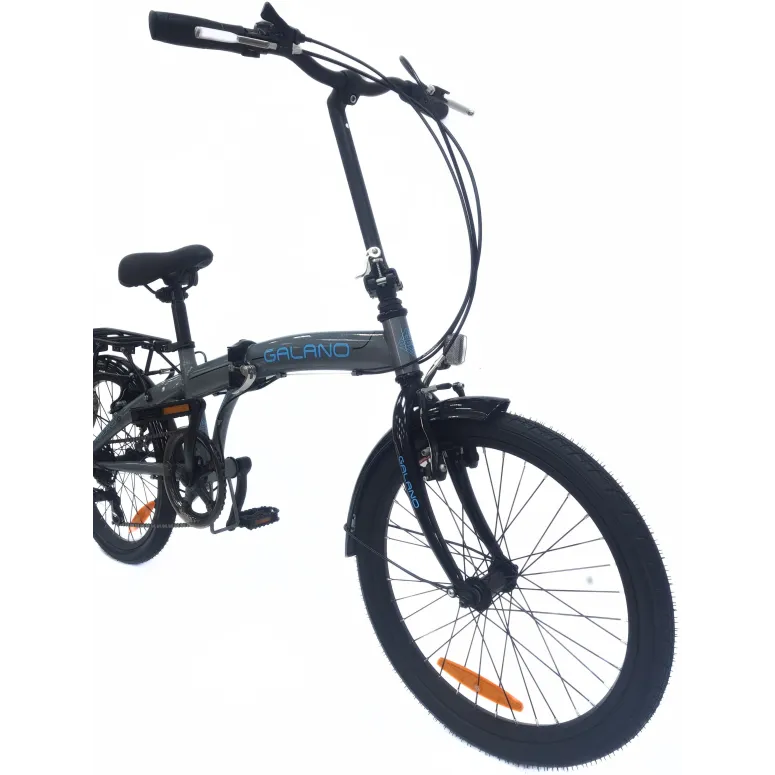 Rower Składany 20 Męski Damski Bagażnik Odblaski Dzwonek Stopka Błotniki