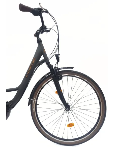 Rower Miejski Damski 28 Stal Revoshift Dzwonek Oświetlenie Stopka Bagażnik