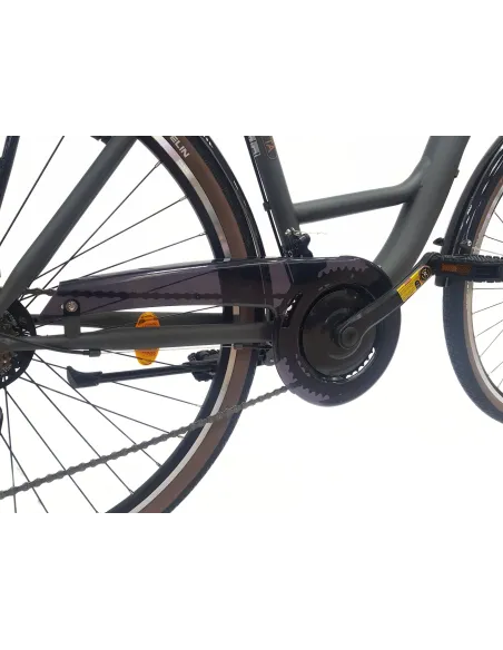 Rower Miejski Damski 28 Stal Revoshift Dzwonek Oświetlenie Stopka Bagażnik