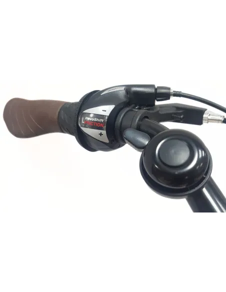 Rower Miejski Damski 28 Stal Revoshift Dzwonek Oświetlenie Stopka Bagażnik