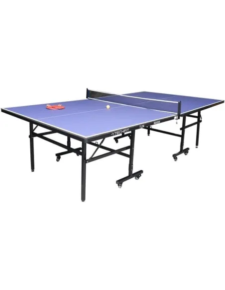 Stół Do Tenisa Stołowego PingPong TechFit T12N Niebieski Składany Mobilny