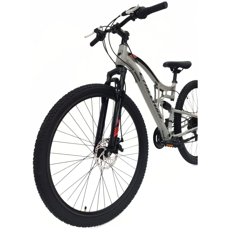 Rower Górski 29 Stal Męski Damski MTB Full Dzwonek Revo Amortyzacja Tarcze