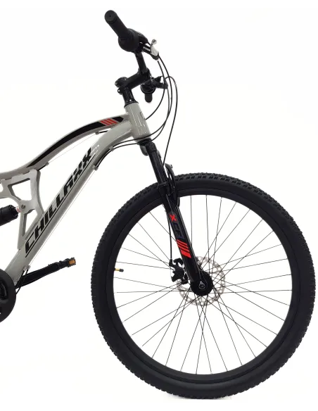 Rower Górski 27,5 Męski Damski Stal MTB Full Amor Tarcze Revoshift Dzwonek