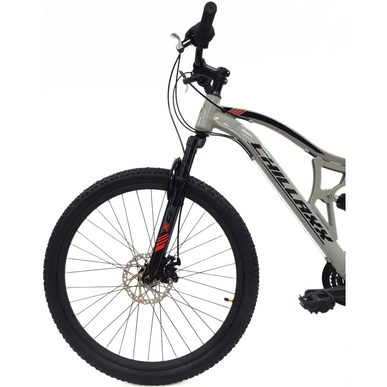 Rower Górski 27,5 Męski Damski Stal MTB Full Amor Tarcze Revoshift Dzwonek