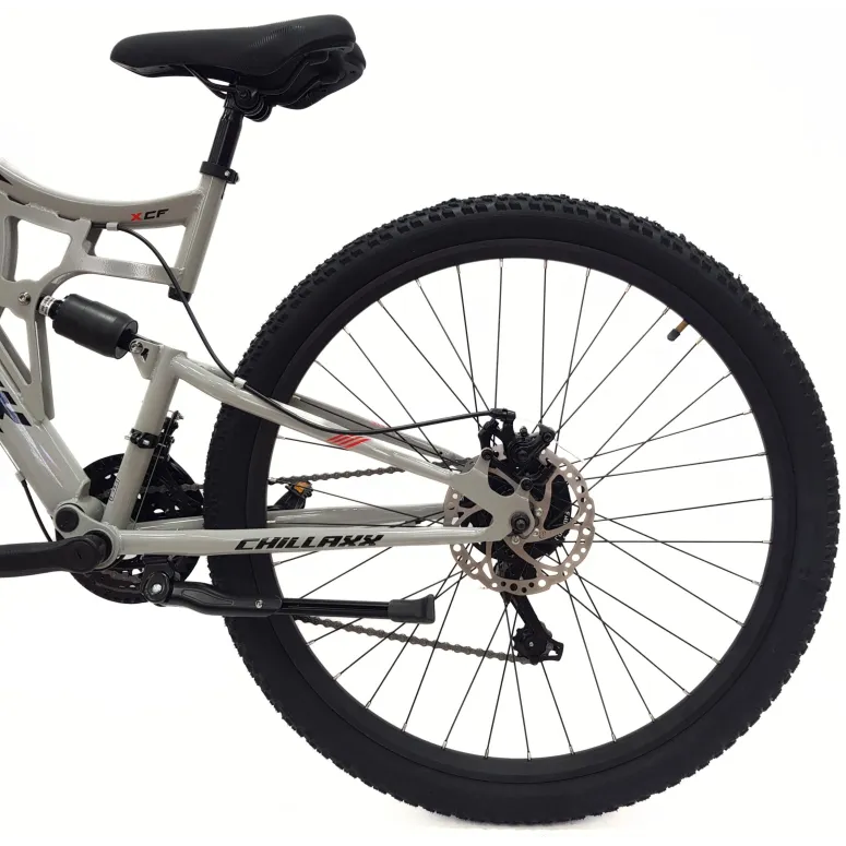 Rower Górski 27,5 Męski Damski Stal MTB Full Amor Tarcze Revoshift Dzwonek