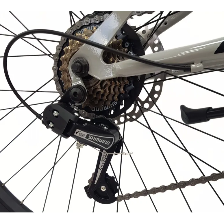 Rower Górski 27,5 Męski Damski Stal MTB Full Amor Tarcze Revoshift Dzwonek