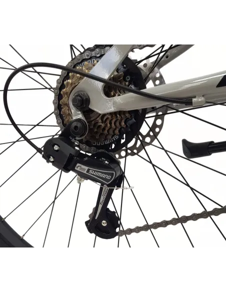 Rower Górski 27,5 Męski Damski Stal MTB Full Amor Tarcze Revoshift Dzwonek