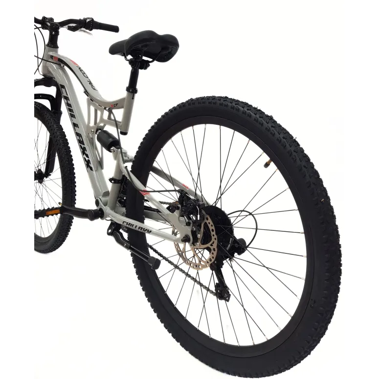 Rower Górski 27,5 Męski Damski Stal MTB Full Amor Tarcze Revoshift Dzwonek