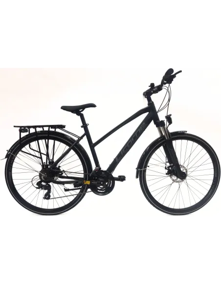 Rower Trekkingowy Damski 28 Turystyczny Bagażnik Oświetlenie Dzwonek Stopka