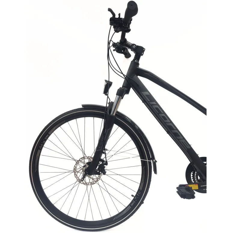 Rower Trekkingowy Damski 28 Turystyczny Bagażnik Oświetlenie Dzwonek Stopka