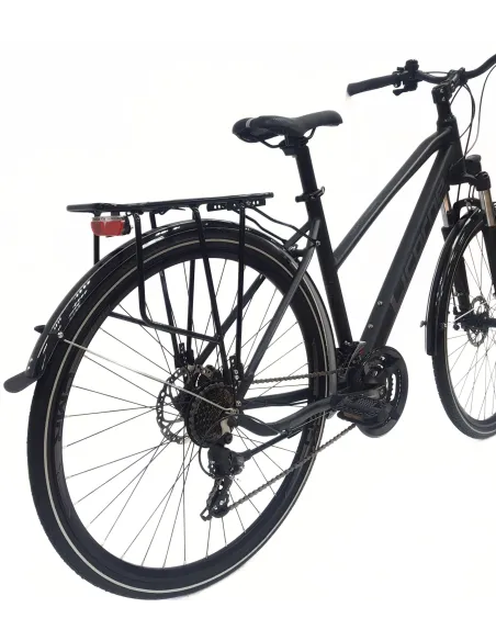 Rower Trekkingowy Damski 28 Turystyczny Bagażnik Oświetlenie Dzwonek Stopka