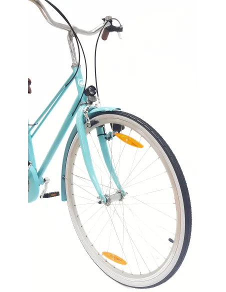 Rower Miejski Damski 28 Bagażnik Stopka Dzwonek Revo Odblask Światła Dynamo