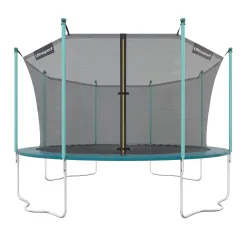 Trampolina Ogrodowa Ultrasport Wave 430cm 150kg UV Duża Dla Dzieci Zielona