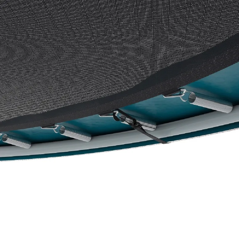 Trampolina Ogrodowa Ultrasport Wave 430cm 150kg UV Duża Dla Dzieci Zielona