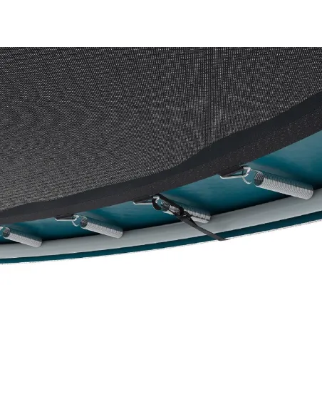 Trampolina Ogrodowa Ultrasport Wave 430cm 150kg UV Duża Dla Dzieci Zielona