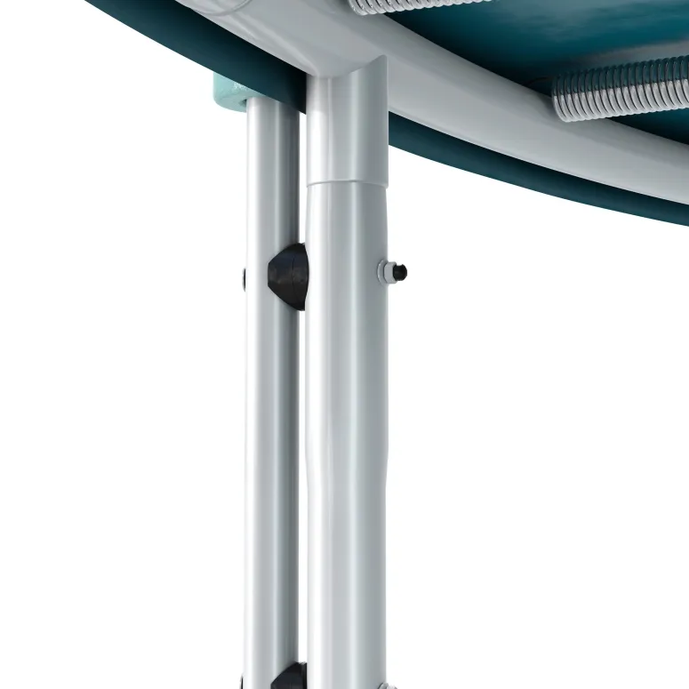 Trampolina Ogrodowa Ultrasport Wave 430cm 150kg UV Duża Dla Dzieci Zielona