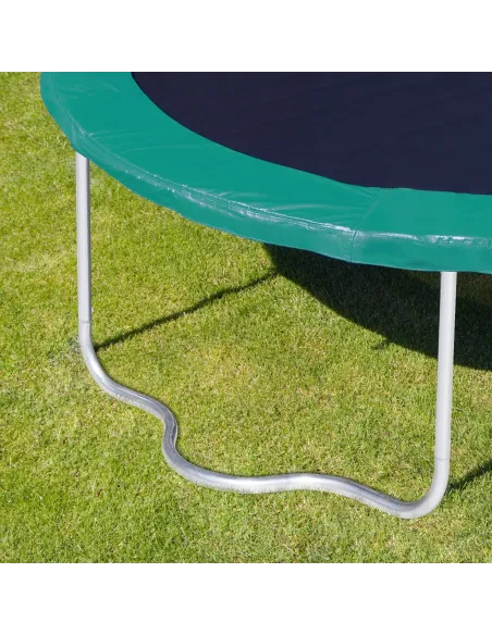 Trampolina Ogrodowa Ultrasport Wave 430cm 150kg UV Duża Dla Dzieci Zielona