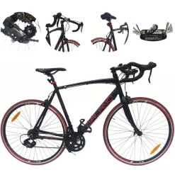 Rower Szosowy 28 Męski Damski Aluminium Klamkomanetki Odblask Dzwonek Lekki