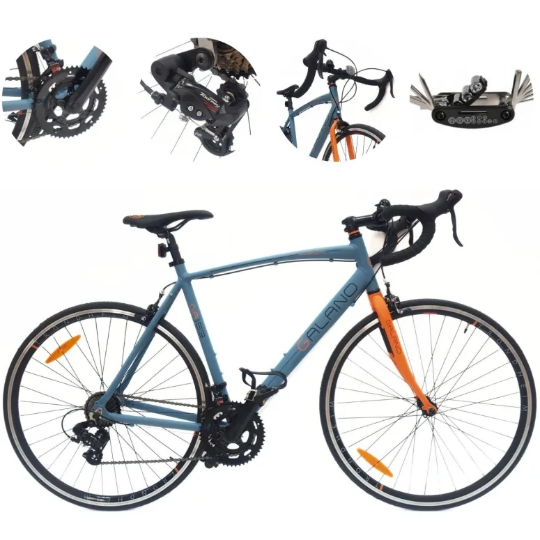 Rower Szosowy 28 Aluminium Męski Damski Lekki Dzwonek Pivoty Klamkomanetki